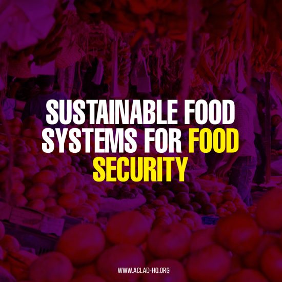 Sustainable food systems for food security