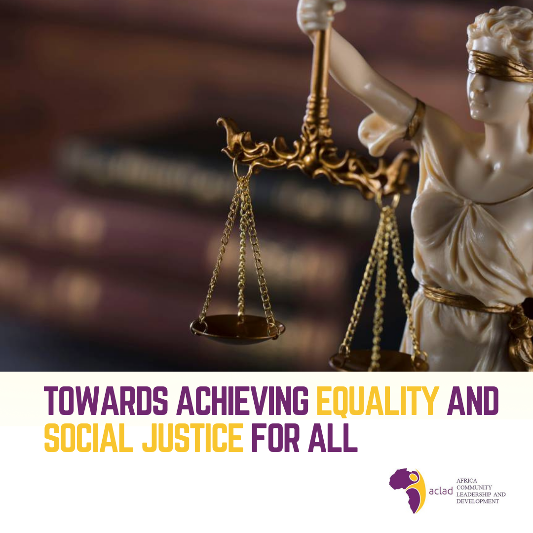 Towards achieving equality and social justice for all