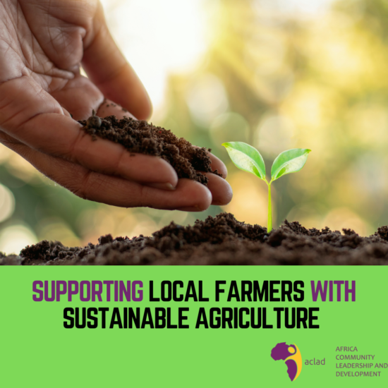 Supporting local farmers with sustainable agriculture