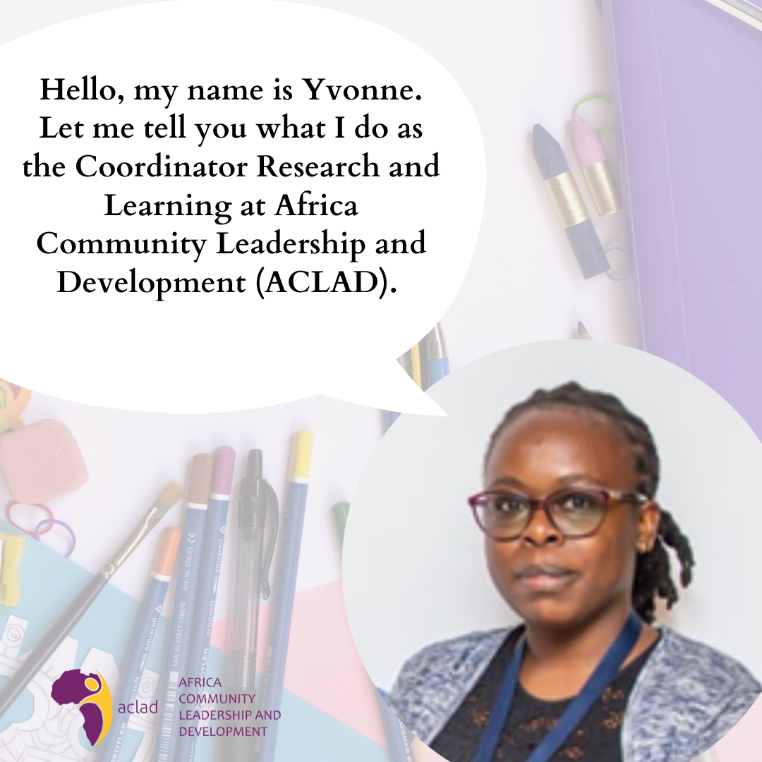 Meet the team: Yvonne, Coordinator Research and Learning.